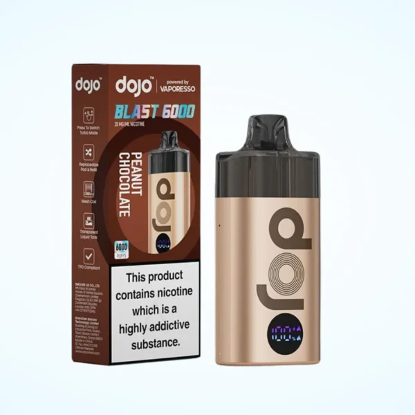 Box of 10 / Box of 5 Vaporesso Dojo Blast 6000 Puffs Prefilled Pod Vape Kit - Image 11