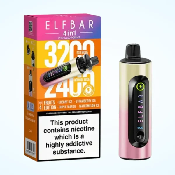 Elf Bar 4 in 1 3200 Puffs Prefilled Pod Kit | Only ?8.99 | Any 3 for ?24 - Image 10