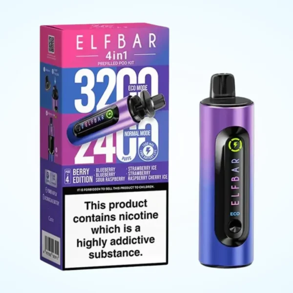 Elf Bar 4 in 1 3200 Puffs Prefilled Pod Kit | Only ?8.99 | Any 3 for ?24 - Image 13