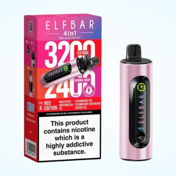 Elf Bar 4 in 1 3200 Puffs Prefilled Pod Kit | Only ?8.99 | Any 3 for ?24 - Image 16