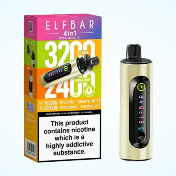 Elf Bar 4 in 1 3200 Puffs Prefilled Pod Kit | Only ?8.99 | Any 3 for ?24 - Image 17