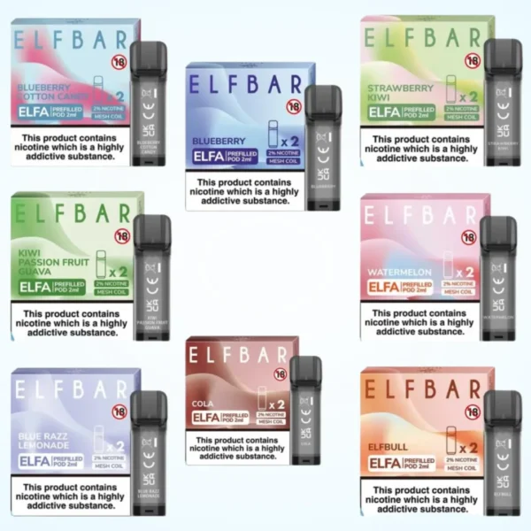 Elf Bar ELFA Prefilled 2ml E-Liquid Pods - Image 6