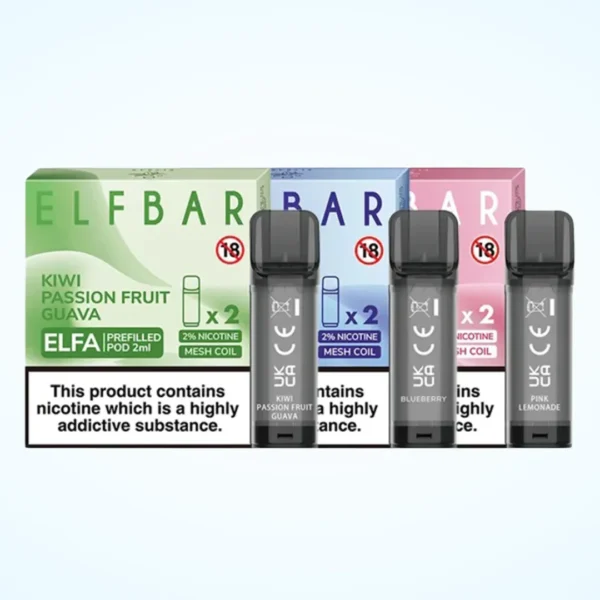 Elf Bar ELFA Prefilled 2ml E-Liquid Pods - Image 12