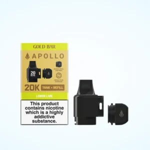 Gold Bar Apollo 20K Tank and Refill Pod | Only ?4.99 | Buy 3 for ?14