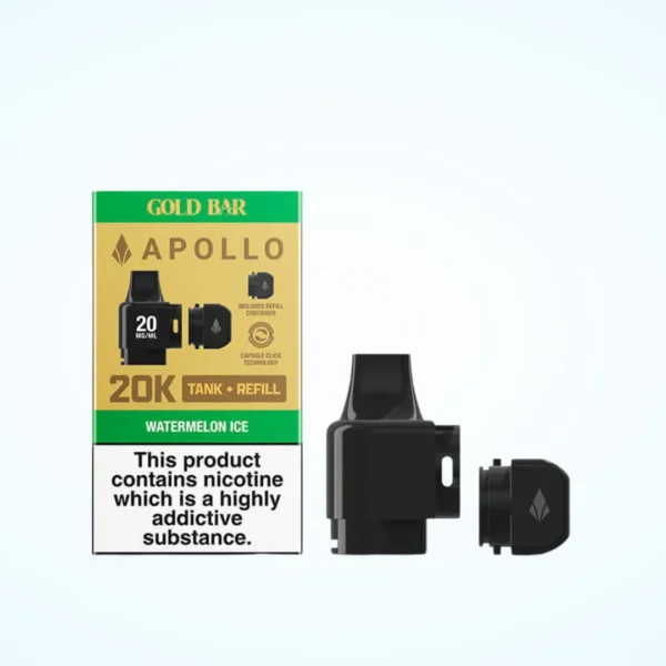 Gold Bar Apollo 20K Tank and Refill Pod | Only ?4.99 | Buy 3 for ?14 - Image 3