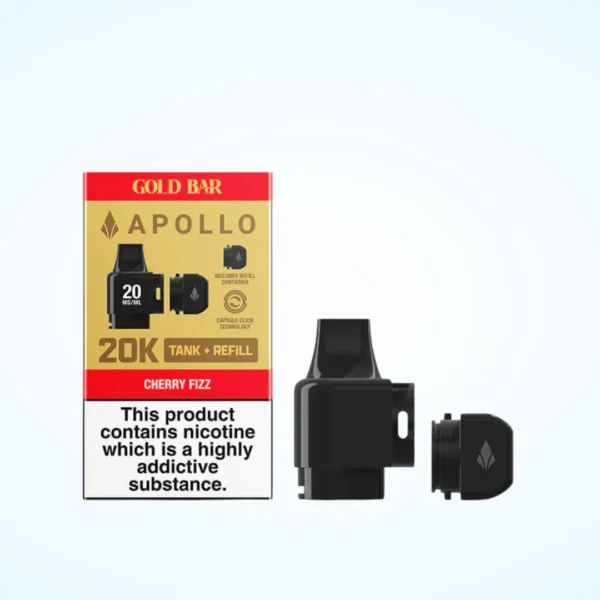 Gold Bar Apollo 20K Tank and Refill Pod | Only ?4.99 | Buy 3 for ?14 - Image 4