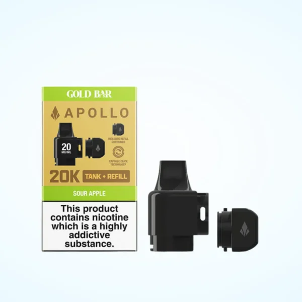 Gold Bar Apollo 20K Tank and Refill Pod | Only ?4.99 | Buy 3 for ?14 - Image 7
