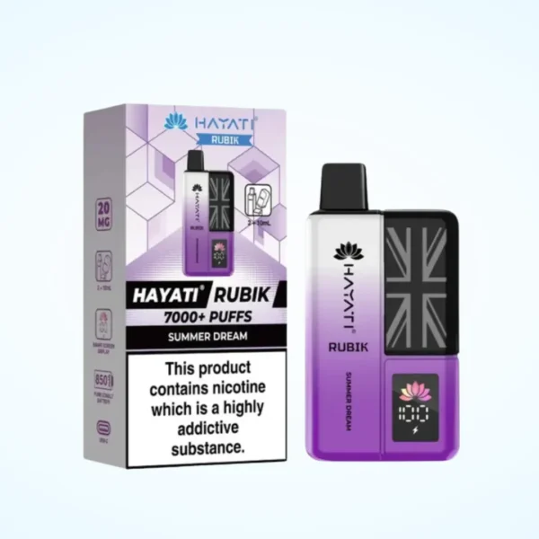 Hayati Rubik 7000 Puffs Prefilled Vape Kit | Only ?8.99 | Any 3 for ?26 - Image 9