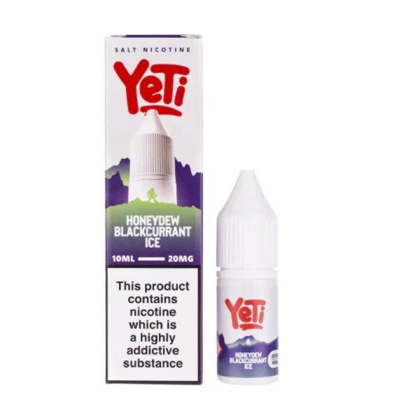 Honeydew Blackcurrant Ice Nic Salt E-Liquid by Yeti Summit Series