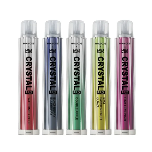 Box of 5 / Box of 10 Hawcos x Lost Mary Crystal Pro Prefilled Pod Kit