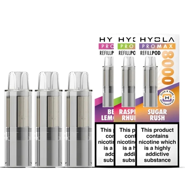 Hyola Pro Max 8000 Puffs Prefilled Refill Pods | Only ?6.99 | Any 3 for ?18