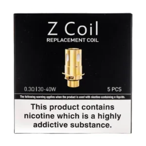 Innokin Z Replacement Coils for Innokin Zenith Tank, Innokin Zlide Tank & Innokin Zlide Kit (PACK OF 5)