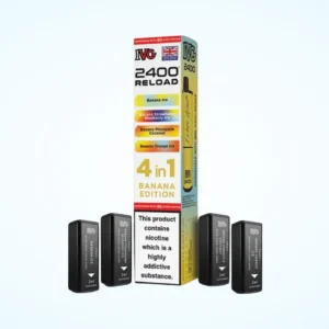 IVG 2400 Reload 4 in 1 Pre-filled Pod â Banana Edition