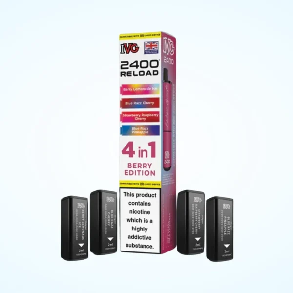 IVG 2400 Reload 4 in 1 Pre-filled Pod â Berry Edition
