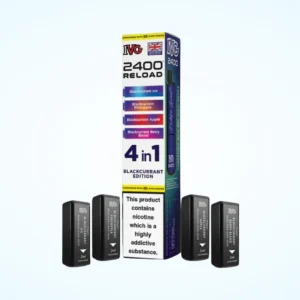 IVG 2400 Reload 4 in 1 Pre-filled Pod â Blackcurrant Edition