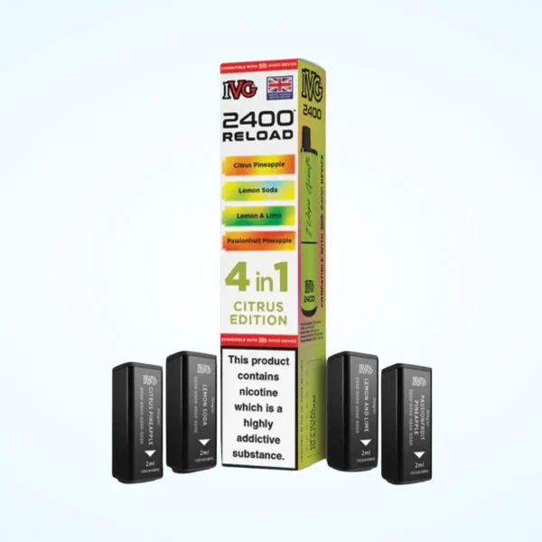 IVG 2400 Reload 4 in 1 Pre-filled Pod â Citrus Edition