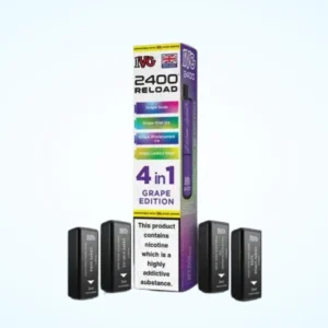 IVG 2400 Reload 4 in 1 Pre-filled Pod â Grape Edition