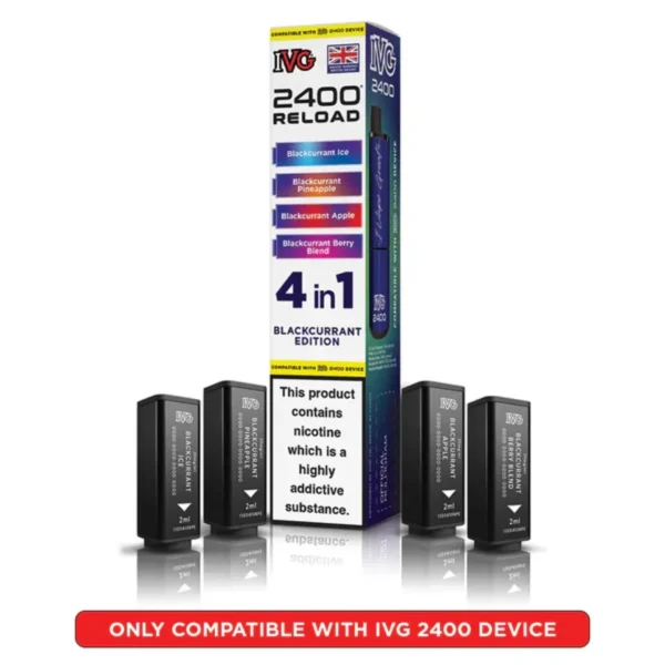 IVG 2400 Reload 4 in 1 Prefilled Refill Pods | Only ?7.99 | Any 3 for ?21 - Image 3