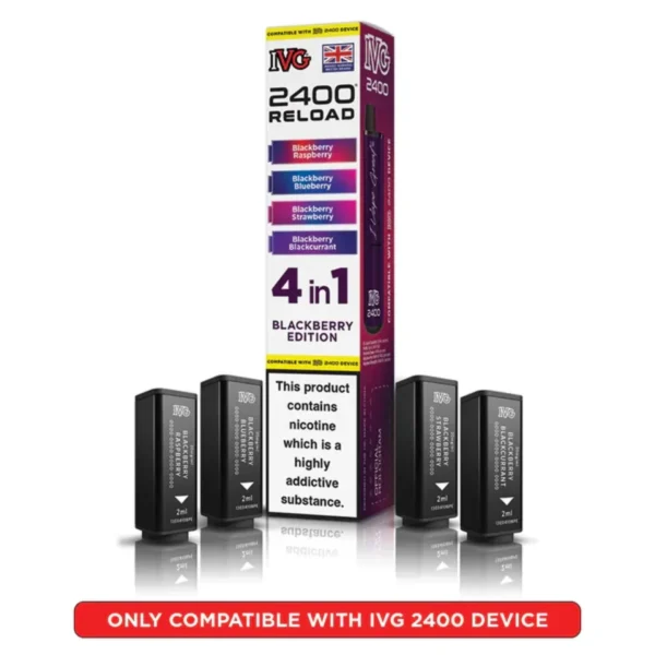 IVG 2400 Reload 4 in 1 Prefilled Refill Pods | Only ?7.99 | Any 3 for ?21 - Image 4