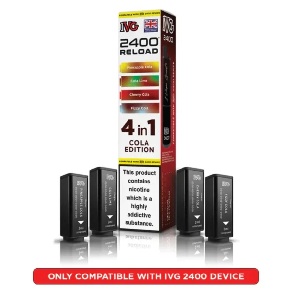 IVG 2400 Reload 4 in 1 Prefilled Refill Pods | Only ?7.99 | Any 3 for ?21 - Image 8