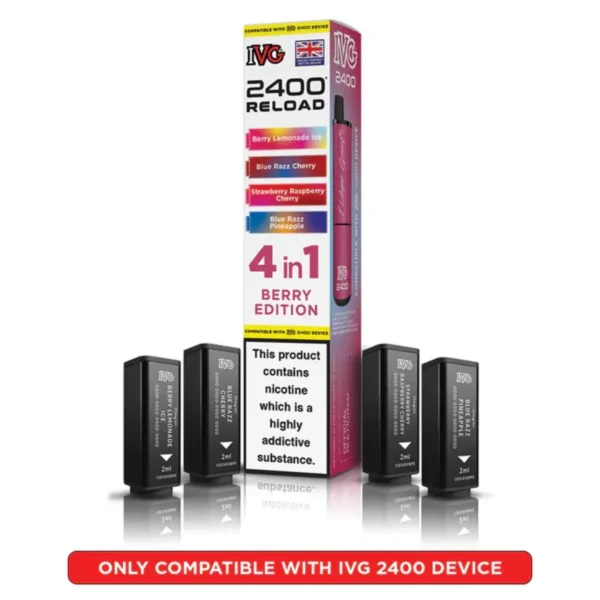 IVG 2400 Reload 4 in 1 Prefilled Refill Pods | Only ?7.99 | Any 3 for ?21 - Image 12
