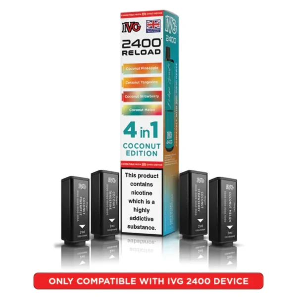 IVG 2400 Reload 4 in 1 Prefilled Refill Pods | Only ?7.99 | Any 3 for ?21 - Image 14