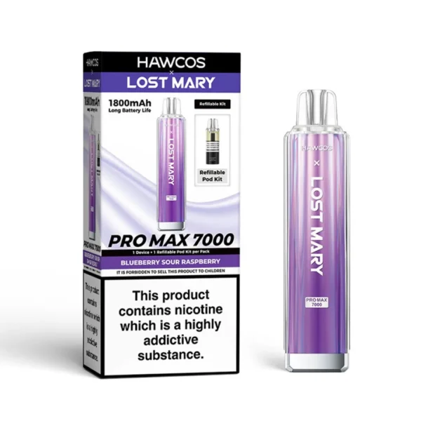 Box of 10 Lost Mary Pro Max 7000 Puffs Refillable Pod Kit | Only ?69.99 - Image 3