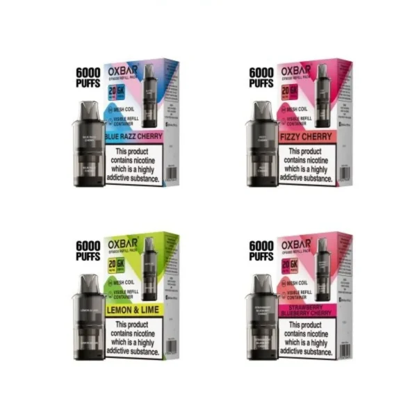 OXBAR OF6000 Refill Pods | Only ?4.99 | Any 3 for ?14