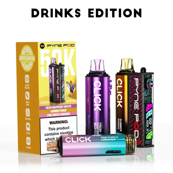 Pyne Pod Click 50K Puffs Prefilled Pod Kit | Only ?11.99 | Any 3 for ?30 - Image 3