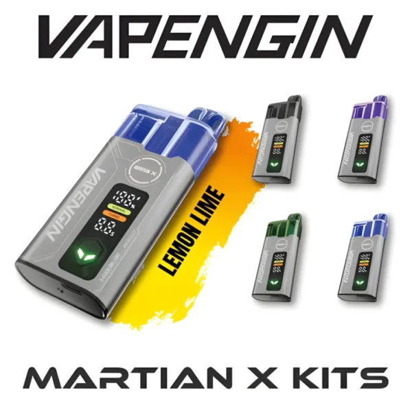 Box of 10 Vapengin Martian X 10K Puffs Prefilled Pod Kit | Only ?79.99