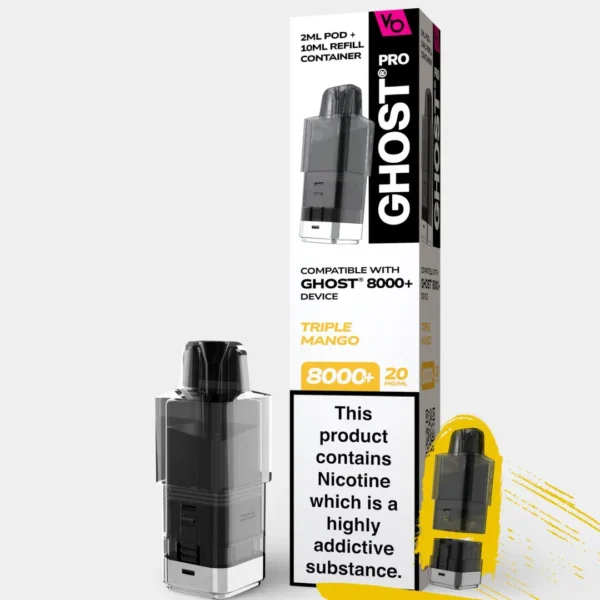 Vapes Bar Ghost Pro 8000+ Refill Pods | Only ?6.99 | Any 3 for ?18