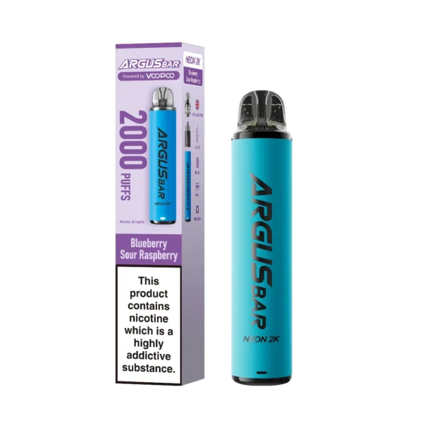 VooPoo Argus Bar Neon 2K Puffs Prefilled Pod Kit | Only ?5.99 | Any 3 for ?15 - Image 8