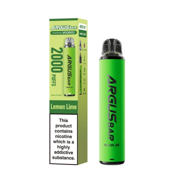 VooPoo Argus Bar Neon 2K Puffs Prefilled Pod Kit | Only ?5.99 | Any 3 for ?15 - Image 10