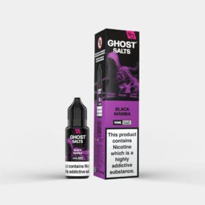 Vapes Bar Ghost Salt Black Mamba 10ml Nic Salt E-liquid | 5 for £10